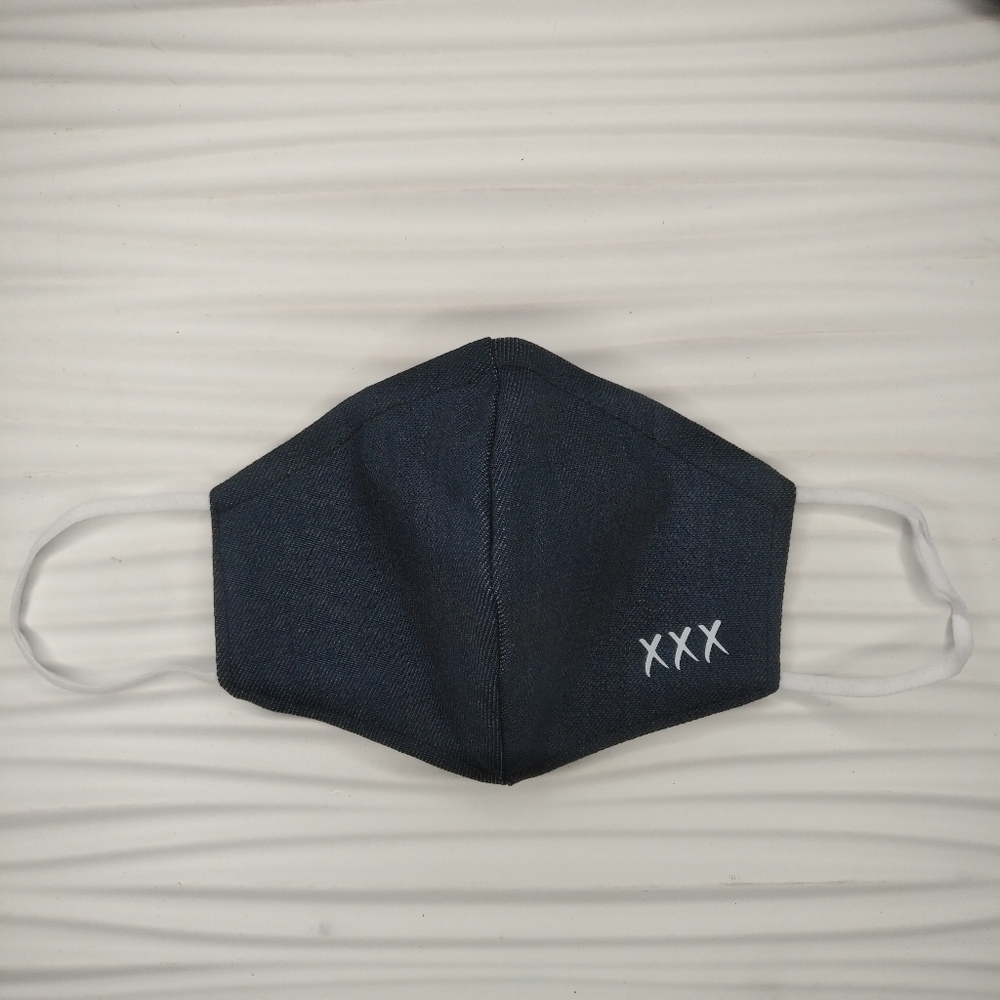 The champagne room - Denim face mask - brand new